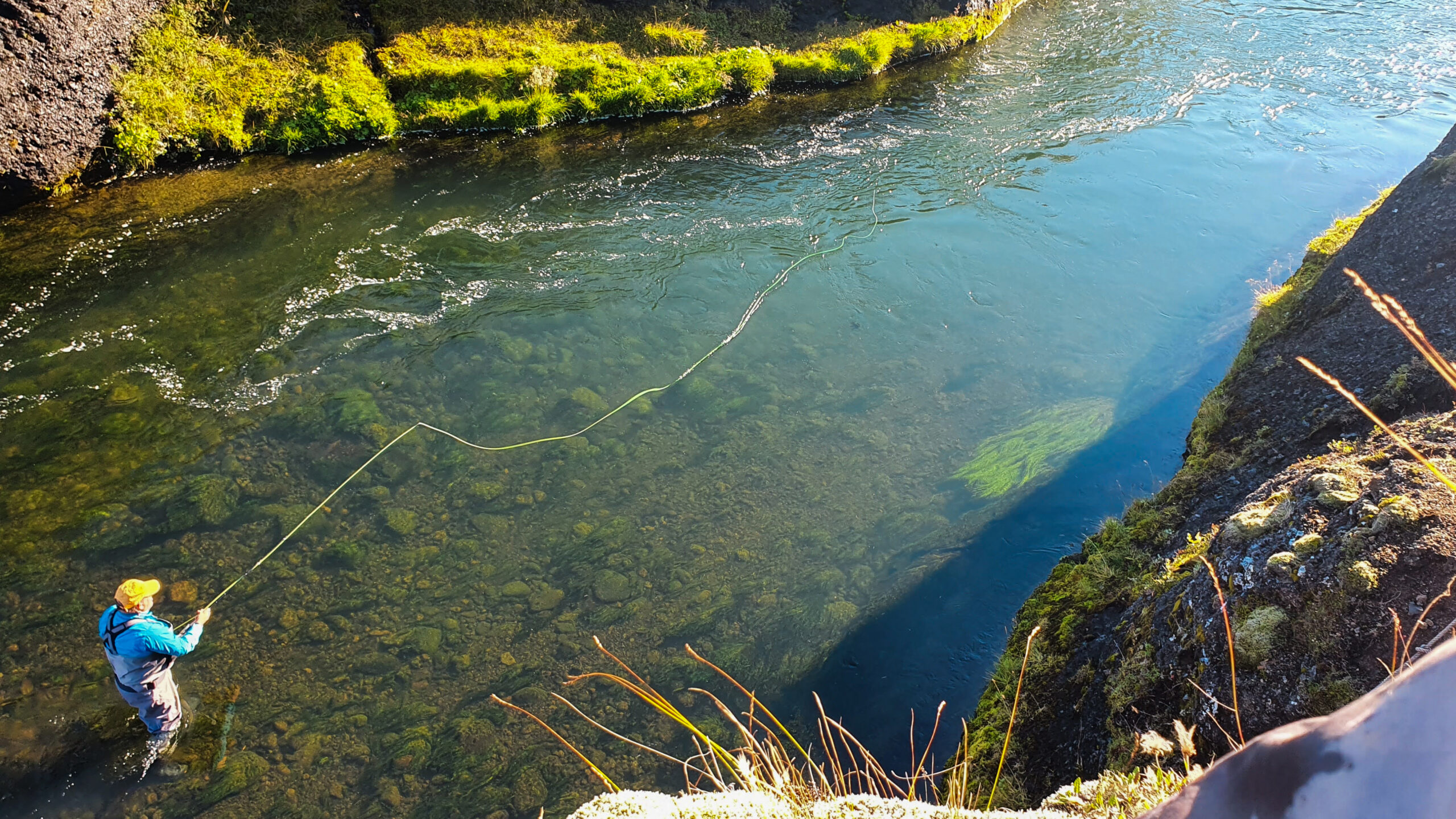 beautyful pool on river Mýrarkvísl